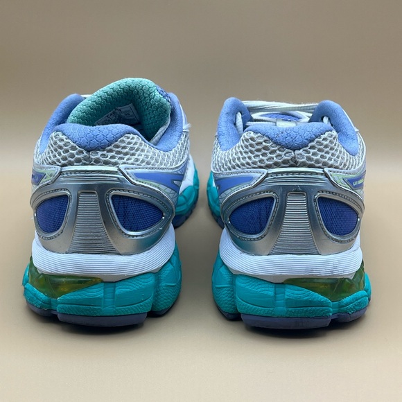 ASICS Gel Nimbus 16 Violet Green Running Shoes - Women’s Size 7.5 (T485N) - Picture 4 of 10